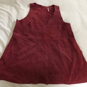Free People Suede dress